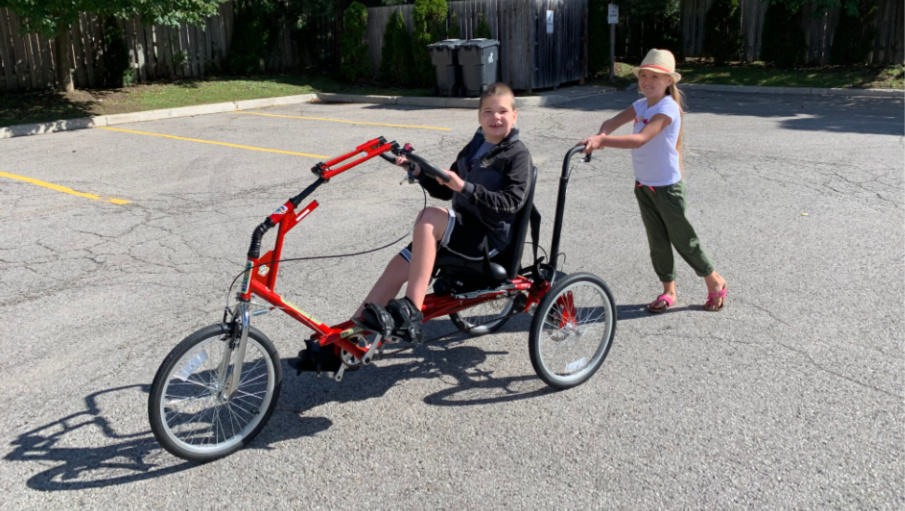 Children s Treatment Network Adapted Bikes Game Changer for Kids with Disabilities